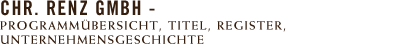 Renz-Erscheinungsbild